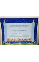 Bar Mitzvah Certificate and Envelope Pack of 5