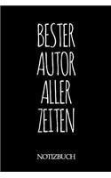 Bester Autor Aller Zeiten Notizbuch