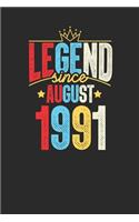 Legend Since August 1991