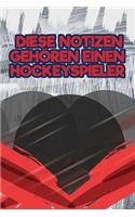 Diese Notizen Gehören Einen Hockeyspieler