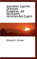 Isocrates Cyprian Orations Evagoras, Ad Nicoclem, Nicocles Aut Cyprii