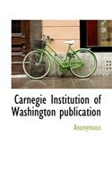 Carnegie Institution of Washington Publication: (English)