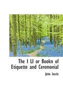 I LI or Bookn of Etiquette and Ceremonial