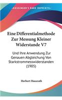 Eine Differentialmethode Zur Messung Kleiner Widerstande V7