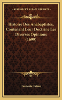 Histoire Des Anabaptistes, Contenant Leur Doctrine Les Diverses Opinions (1699)