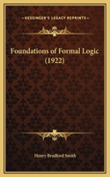 Foundations of Formal Logic (1922)