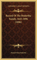 Record Of The Bodurtha Family, 1645-1896 (1896)