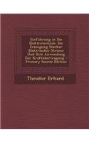 Einfuhrung in Die Elektrotechnik