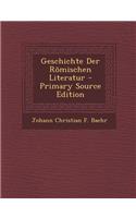 Geschichte Der Romischen Literatur