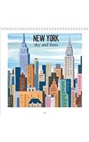 New York Sky and Lines 2018: Paintings of New York with its Unique Lines, Colors and Shapes(Calvendo Places)