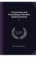 Transactions and Proceedings of the New Zealand Institute: 32