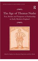 Age of Thomas Nashe