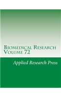 Biomedical Research: Volume 72(English)