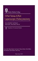 3-port vs 4-port laparoscopic cholecystectomy