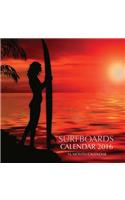 Surfboards Calendar 2016: 16 Month Calendar