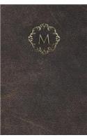 Monogram "M" Notebook