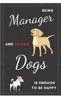 Manager & Dogs Notebook