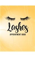 Lashes Appointment Book