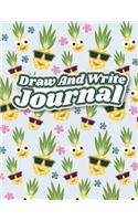 Draw And Write Journal: Composition Notebook Wide Ruled Story Journal Picture Space V12