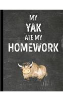 My Yak Ate My Homework