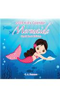 2019 Kid's Calendar: Mermaids Small Book Edition(2019 Children's Calendars)