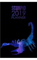 Scorpio Planner: 2019: Zodiac Star Sign: Planner and Notebook