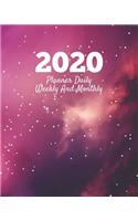 2020 Planner Daily Weekly And Monthly