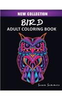 Bird Adult Coloring Book