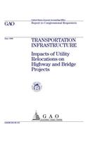 Transportation Infrastructure: Impacts of Utility Relocations on Highway and Bridge Projects