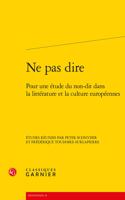 Ne Pas Dire