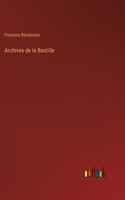 Archives de la Bastille
