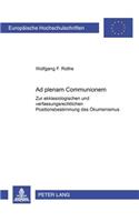 Ad Plenam Communionem