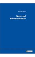 Wege- Und Dienstreisezeiten