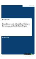 Interaktionen mit öffentlichen Displays