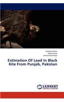 Estimation of Lead in Black Kite from Punjab, Pakistan
