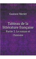 Tableau de la Littérature Française Partie 2. Le Roman Et l'Histoire