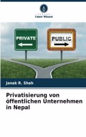 Privatisierung von öffentlichen Unternehmen in Nepal