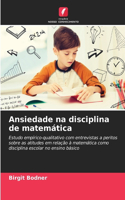 Ansiedade na disciplina de matemática