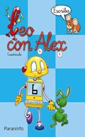 Leo con Alex. Escritura 6. Cuadricula (Educacion Infantil)