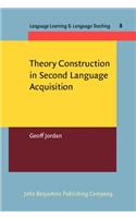 Theory Construction in Second Language Acquisition