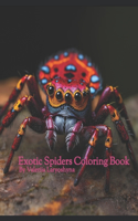 Exotic Spiders Coloring Book