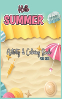 Summer Activity & Coloring Book for Kids