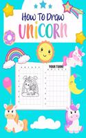 How to Draw Unicorn: For Kids Ages 4-8 l Step by Step Drawing Book for Kids to Learn to Draw Cute Unicorn