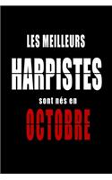 Les Meilleurs Harpistes sont nés en Octobre carnet de notes
