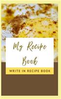 My Recipe Book - Write In Recipe Book
