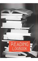 Reading Logbook: a coloring notebook for bookworms and book lovers with space for doodling