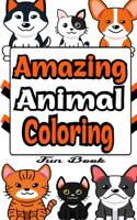 Amazing Animal Coloring Fun Book
