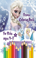 Frozen Coloring Books For Kids Ages 4-8 1: Activity Book, Great Coloring Book For Any Fan of Frozen, 32 Pages, 8.5" x 11" (Unofficial)