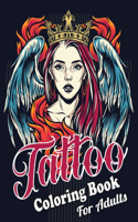 Tattoo Coloring Book For Adults