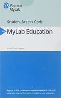 Mylab Education with Pearson Etext -- Access Card -- For Elementary and Middle School Mathematics